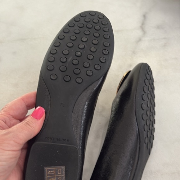 New Tory Burch Claire Ballet Flats Leather 7.5 - Picture 8 of 9